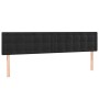 Cabecero con LED de terciopelo negro 160x5x78/88 cm de vidaXL, Cabeceros y pies de cama - Ref: Foro24-3122102, Precio: 57,89 ...