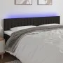 Black fabric headboard with LED 180x5x78/88 cm by vidaXL, Headboards and footboards - Ref: Foro24-3121866, Price: 62,93 €, Di...