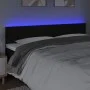 Black fabric headboard with LED 180x5x78/88 cm by vidaXL, Headboards and footboards - Ref: Foro24-3121866, Price: 62,93 €, Di...