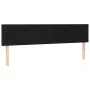 Black fabric headboard with LED 180x5x78/88 cm by vidaXL, Headboards and footboards - Ref: Foro24-3121866, Price: 62,93 €, Di...