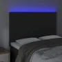 Cabecero con luces LED terciopelo negro 144x5x118/128 cm de vidaXL, Cabeceros y pies de cama - Ref: Foro24-3122194, Precio: 1...