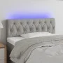 Cabecero con LED de tela gris claro 90x7x78/88 cm de vidaXL, Cabeceros y pies de cama - Ref: Foro24-3121930, Precio: 54,04 €,...