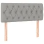 Cabecero con LED de tela gris claro 90x7x78/88 cm de vidaXL, Cabeceros y pies de cama - Ref: Foro24-3121930, Precio: 54,04 €,...