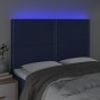 Cabecero con luces LED tela azul 144x5x118/128 cm de vidaXL, Cabeceros y pies de cama - Ref: Foro24-3122288, Precio: 91,10 €,...