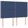 Cabecero con luces LED tela azul 144x5x118/128 cm de vidaXL, Cabeceros y pies de cama - Ref: Foro24-3122288, Precio: 91,10 €,...