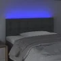Kopfteil mit LED aus dunkelgrauem Stoff 90x5x78/88 cm von vidaXL, Kopf- und Fußteile - Ref: Foro24-3122029, Preis: 59,14 €, R...