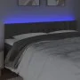 Dunkelgraues Samtkopfteil mit LED 180x5x78/88 cm von vidaXL, Kopf- und Fußteile - Ref: Foro24-3122107, Preis: 62,67 €, Rabatt: %