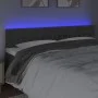 Dark gray velvet headboard with LED 180x7x78/88 cm by vidaXL, Headboards and footboards - Ref: Foro24-3122009, Price: 72,24 €...