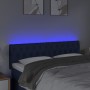 Cabecero con LED de tela azul 160x7x78/88 cm de vidaXL, Cabeceros y pies de cama - Ref: Foro24-3121960, Precio: 79,70 €, Desc...