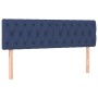 Cabecero con LED de tela azul 160x7x78/88 cm de vidaXL, Cabeceros y pies de cama - Ref: Foro24-3121960, Precio: 79,70 €, Desc...