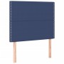Cabecero con luces LED tela azul 100x5x118/128 cm de vidaXL, Cabeceros y pies de cama - Ref: Foro24-3122280, Precio: 55,95 €,...