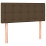 Cabecero con LED de tela marrón oscuro 100x5x78/88 cm de vidaXL, Cabeceros y pies de cama - Ref: Foro24-3122039, Precio: 38,5...