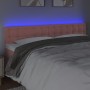 Cabecero con LED de terciopelo rosa 200x5x78/88 cm de vidaXL, Cabeceros y pies de cama - Ref: Foro24-3122117, Precio: 70,03 €...