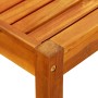 Banco de jardín con mesa y reposapiés madera de acacia macizoa en Bancos de jardín | Comprar online en Foru.es