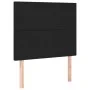 Headboard with LED lights black synthetic leather 80x5x118/128 cm by vidaXL, Headboards and footboards - Ref: Foro24-3122216,...