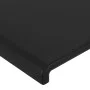 Headboard with LED lights black synthetic leather 80x5x118/128 cm by vidaXL, Headboards and footboards - Ref: Foro24-3122216,...