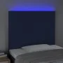 Kopfteil mit LED-Lichtern aus blauem Stoff, 90 x 5 x 118/128 cm von vidaXL, Kopf- und Fußteile - Ref: Foro24-3122132, Preis: ...