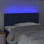 Cabecero con LED de tela azul 90x5x78/88 cm de vidaXL, Cabeceros y pies de cama - Ref: Foro24-3122034, Precio: 52,15 €, Descu...