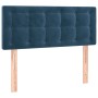 Cabecero con LED de terciopelo azul 100x5x78/88 cm de vidaXL, Cabeceros y pies de cama - Ref: Foro24-3122092, Precio: 46,89 €...