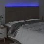 Cabecero con luces LED tela gris taupe 180x5x118/128 cm de vidaXL, Cabeceros y pies de cama - Ref: Foro24-3122442, Precio: 14...