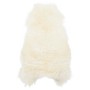 Cubierta de asiento de piel de oveja islandesa crema 70x110 cm en Decoración | Comprar online en Foru.es