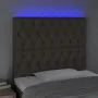 Cabecero con luces LED tela gris taupe 90x7x118/128 cm de vidaXL, Cabeceros y pies de cama - Ref: Foro24-3122746, Precio: 96,...