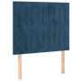 Cabecero con luces LED terciopelo azul oscuro 90x5x118/128 cm de vidaXL, Cabeceros y pies de cama - Ref: Foro24-3122702, Prec...
