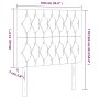 Cabecero con luces LED terciopelo gris claro 100x7x118/128 cm de vidaXL, Cabeceros y pies de cama - Ref: Foro24-3122802, Prec...