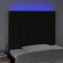 Kopfteil mit LED-Beleuchtung, schwarzer Stoff, 90 x 5 x 118/128 cm von vidaXL, Kopf- und Fußteile - Ref: Foro24-3122842, Prei...