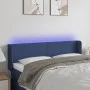 Cabecero con LED de tela azul 147x16x78/88 cm de vidaXL, Cabeceros y pies de cama - Ref: Foro24-3122960, Precio: 71,21 €, Des...
