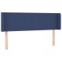 Cabecero con LED de tela azul 147x16x78/88 cm de vidaXL, Cabeceros y pies de cama - Ref: Foro24-3122960, Precio: 73,24 €, Des...
