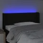 Cabecero con LED de tela negro 93x16x78/88 cm de vidaXL, Cabeceros y pies de cama - Ref: Foro24-3122940, Precio: 51,75 €, Des...