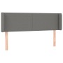 Cabecero con LED de tela gris oscuro 147x16x78/88 cm de vidaXL, Cabeceros y pies de cama - Ref: Foro24-3122955, Precio: 78,98...