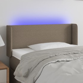 Cabecero con LED de tela gris taupe 103x16x78/88 cm de vidaXL, Cabeceros y pies de cama - Ref: Foro24-3122950, Precio: 54,09 ...