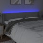 Cabecero con LED de tela gris claro 183x16x78/88 cm de vidaXL, Cabeceros y pies de cama - Ref: Foro24-3122970, Precio: 75,75 ...