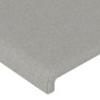Cabecero con LED de tela gris claro 183x16x78/88 cm de vidaXL, Cabeceros y pies de cama - Ref: Foro24-3122970, Precio: 75,75 ...