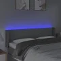 Cabecero con LED de tela gris claro 147x16x78/88 cm de vidaXL, Cabeceros y pies de cama - Ref: Foro24-3122954, Precio: 74,66 ...