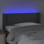 Cabecero con luces LED de tela gris oscuro 93x16x78/88 cm de vidaXL, Cabeceros y pies de cama - Ref: Foro24-3122939, Precio: ...