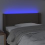 Cabecero con LED de tela gris taupe 83x16x78/88 cm de vidaXL, Cabeceros y pies de cama - Ref: Foro24-3122934, Precio: 50,44 €...