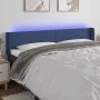 Cabecero con LED de tela azul 163x16x78/88 cm de vidaXL, Cabeceros y pies de cama - Ref: Foro24-3122968, Precio: 78,36 €, Des...