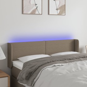 Cabecero con LED de tela gris taupe 147x16x78/88 cm de vidaXL, Cabeceros y pies de cama - Ref: Foro24-3122958, Precio: 77,21 ...