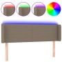 Cabecero con LED de tela gris taupe 147x16x78/88 cm de vidaXL, Cabeceros y pies de cama - Ref: Foro24-3122958, Precio: 77,21 ...
