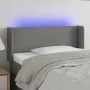Cabecero con LED de tela gris oscuro 83x16x78/88 cm de vidaXL, Cabeceros y pies de cama - Ref: Foro24-3122931, Precio: 49,48 ...