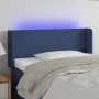 Cabecero con LED de tela azul 83x16x78/88 cm de vidaXL, Cabeceros y pies de cama - Ref: Foro24-3122936, Precio: 54,51 €, Desc...