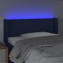 Cabecero con LED de tela azul 83x16x78/88 cm de vidaXL, Cabeceros y pies de cama - Ref: Foro24-3122936, Precio: 54,51 €, Desc...