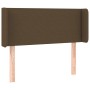 Cabecero con LED de tela marrón oscuro 83x16x78/88 cm de vidaXL, Cabeceros y pies de cama - Ref: Foro24-3122933, Precio: 47,3...