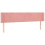 Cabecero con LED de terciopelo rosa 203x16x78/88 cm de vidaXL, Cabeceros y pies de cama - Ref: Foro24-3123027, Precio: 72,22 ...