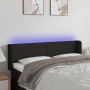 Cabecero con LED de tela negro 147x16x78/88 cm de vidaXL, Cabeceros y pies de cama - Ref: Foro24-3122956, Precio: 64,43 €, De...