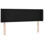 Cabecero con LED de tela negro 147x16x78/88 cm de vidaXL, Cabeceros y pies de cama - Ref: Foro24-3122956, Precio: 65,57 €, De...