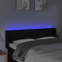 Cabecero con LED de tela negro 147x16x78/88 cm de vidaXL, Cabeceros y pies de cama - Ref: Foro24-3122956, Precio: 64,43 €, De...